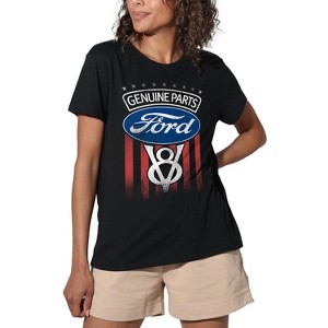Women's Ford Genuine Parts Flag Loose T-Shirt - 1 of 4