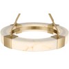 Possini Euro Design Possini Euro Vana 28 1/2"W Gold and Faux Alabaster LED Ring Chandelier - 4 of 4