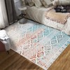Area Rug Machine Washable Rug Vintage Ultra-Thin Low Pile Rugs Non Slip Non Shedding Rug Foldable Indoor Carpet for Bedroom Living Room - 4 of 4