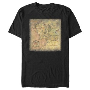 Men's The Lord of the Rings Fellowship of the Ring Map of Middle Earth T-Shirt - 1 of 4