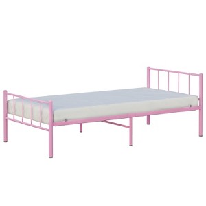 BK Furniture Austin Metal Twin Bed - 1 of 4