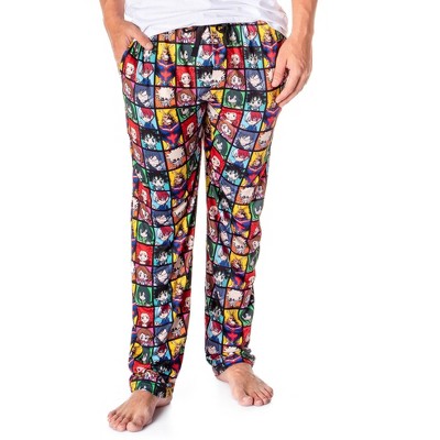 My Hero Academia Men's All Might And Students Allover Character Pajama Pants