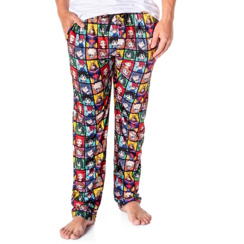 My Hero Academia Men's All Might And Students Allover Character Pajama ...