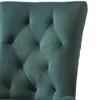 Lyngins Set of 2 Luxury Tufted Dining Chair with Nailhead Trim & Compact Legs, Velvet Upholstered Kitchen Chair, Side Chair for Dining Room - 2 of 4