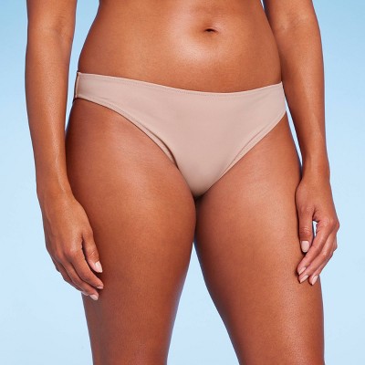 Women's Cheeky Bikini Bottom - Shade & Shore™ Light Brown