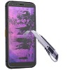 Nakedcellphone Screen Protector for CAT S62 Pro Phone - Clear Tempered Glass - Twin Pack - 3 of 4
