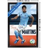Trends International MLS New York City FC - Thiago Martins 25 Framed Wall Poster Prints - 3 of 4
