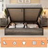 AMERLIFE Lift Up Storage Bed with Storage Underneath, No Headboard - 3 of 3
