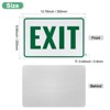 Unique Bargains Aluminum Reflective Rust Free Waterproof Exit Sign 1 Pc - 3 of 4