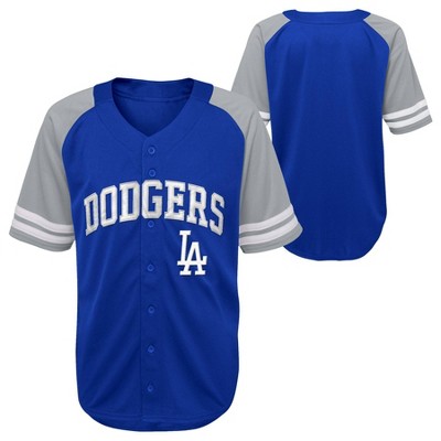 la dodgers button up jersey