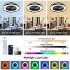 HUMHOLD 20 Inch Smart Modern Ceiling Fan with Lights and Remote/APP/Voice Control - 3 of 4