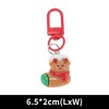 Unique Bargains Christmas Keychain Lobster Clasp Alloy Resin Multicolor 1 Pc - 2 of 3