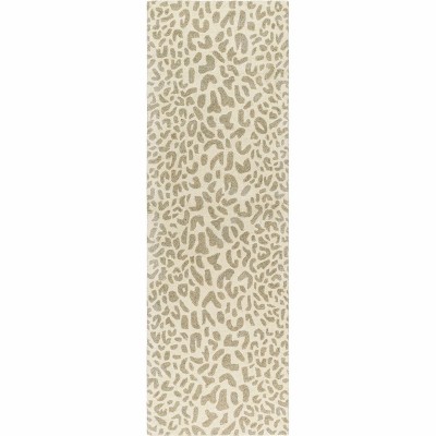 Hauteloom Adaya Leopard Print Wool Rug