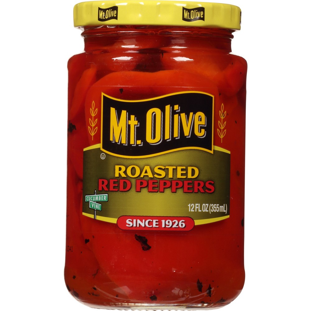 UPC 009300004800 product image for Mt. Olive Roasted Red Peppers - 12 fl oz | upcitemdb.com