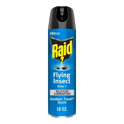 Raid Flying Insect Killer Outdoor Bug Spray - Fresh - 18oz
