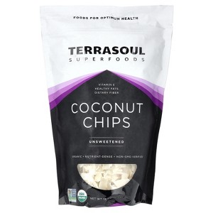 Terrasoul Superfoods Coconut Chips, Unsweetened, 12 oz (340 g) - 1 of 2
