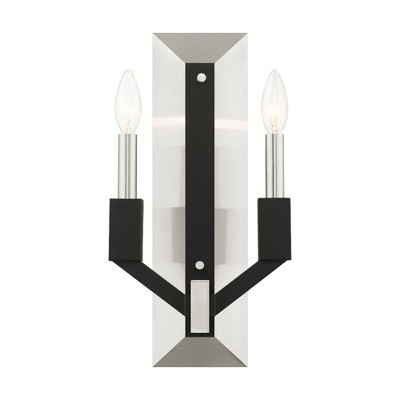 Livex Lighting Beckett 2 - Light Wall Light in  Brushed Nickel