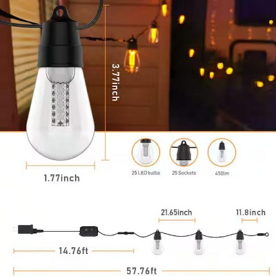 Target edison string lights top