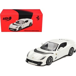 Ferrari 812 Competizione Bianco Avus White 1/64 Diecast Model Car by BBR - 1 of 4