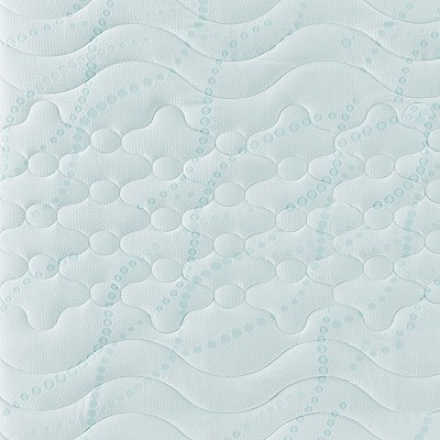 Queen Size White Quilted Cooling Mattress Pad with Deep Pockets
