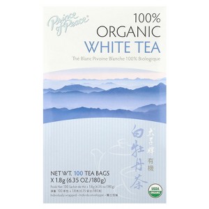 Prince of Peace 100% Organic White Tea, 100 Tea Bags, 6.35 oz (180 g) - 1 of 3
