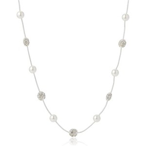 Classic & Elegant Jewelry Collection, Timeless Style for Women Silver-Classics Silver-Tone Cre - 1 of 4