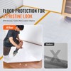 VEVOR Carpet Protection Film, 39" x 100' Floor and Surface Shield, Easy to Cut Simple Installation, Fiber Fabric Car Mat Protection Film Roll, White - 3 of 4