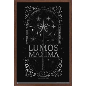 Trends International The Wizarding World: Harry Potter - Lumos Maxima Framed Wall Poster Prints - 1 of 4