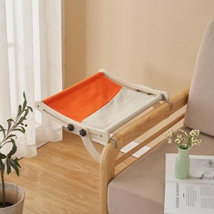 Cat Window Perch, Cat Window Hammock, Providing All-Around Sunbath Space Saving, Easy to Adjust Cat Bed for Windowsill, Bedside - 1 of 4