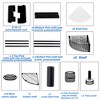 6 Tier Shelf Corner Wire Shelf Rack Adjustable Metal Heavy Duty Free Standing Corner Storage Display Chrome Rack - 4 of 4