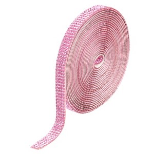 Unique Bargains Self-Adhesive Crafts Decorations Crystal Rhinestone Diamond Ribbons - 1 of 4