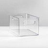 mDesign Plastic Bath Vanity Storage Organizer Bin with Handles, 4 Pack, Clear, USA Made - 4 of 4