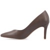 Journee Collection Women's Gabriella Narrow Width SuperNatural Shades Slip On Pointed Toe Pumps - 2 of 4