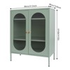 YIYIBYUS Kitchen Storage Cabinet Accent Cabinet for Living Room, Green - 4 of 4