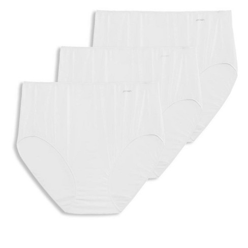 Jockey Women's No Panty Line Promise Hip Brief - 3 Pack 8 White : Target