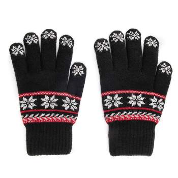 MUK LUKS Women's Lined Touchscreen Gloves