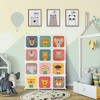 Costway 12-Cube Kids Wardrobe Baby Dresser Bedroom Armoire Clothes Hanging Closet with Door - 2 of 4