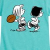 Girls' - Peanuts - Marcie Patty Football Fitted Short Sleeve Graphic T-Shirt - 2 of 4