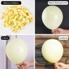 PartyWoo Balloons Pastel Yellow Light Pale 12 Inch 50 pcs - 2 of 4