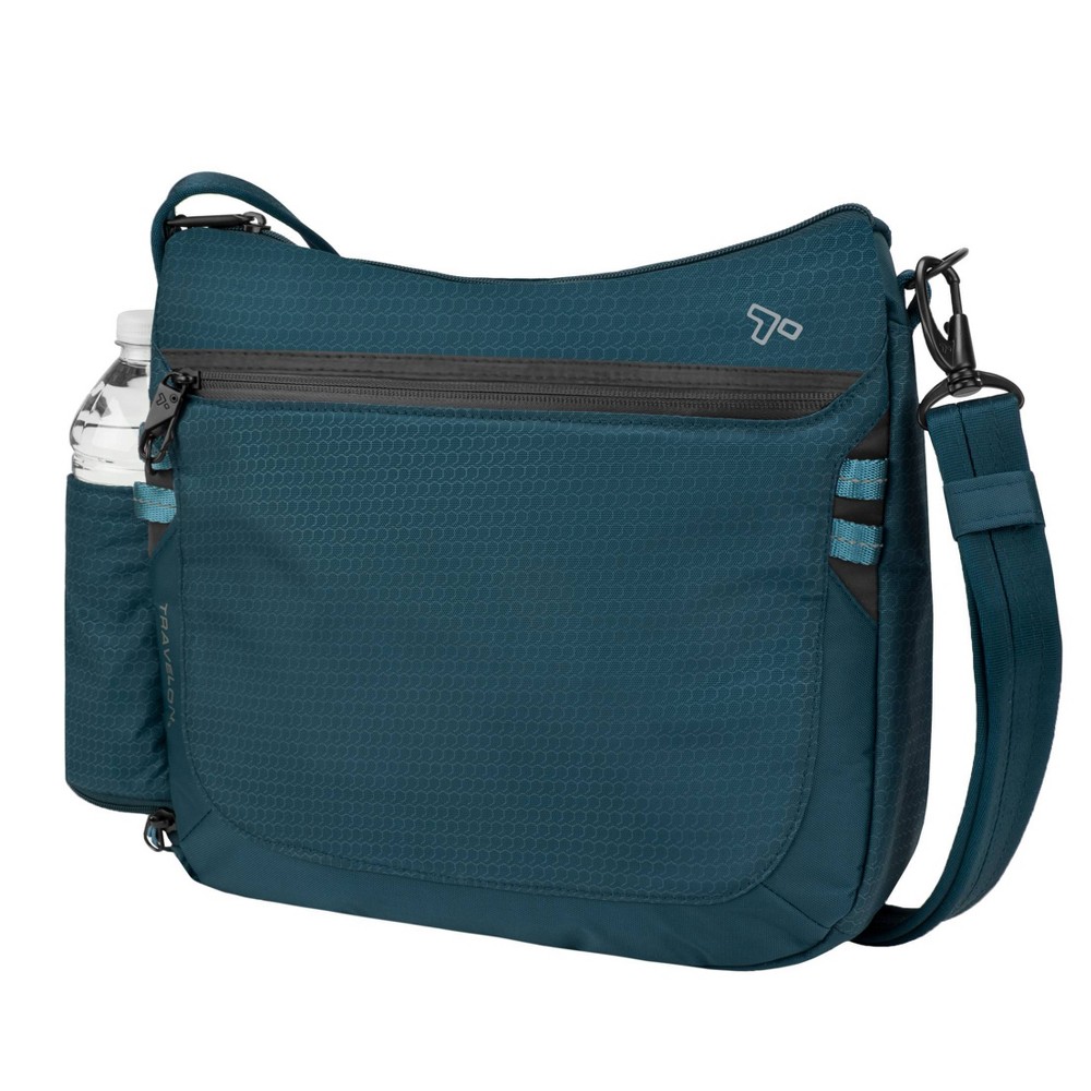 Photos - Women Bag Travelon RFID Anti-Theft Medium Crossbody - Teal