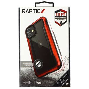 Raptic Shield Pro Series Case for iPhone 12 Mini - Red/Clear - 1 of 1