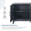NicBex 59.8 Inch 4-Door Lacquered Accent Storage Cabinet with Adjustable Shelves for Living Room,Kitchen,Hallway - 4 of 4