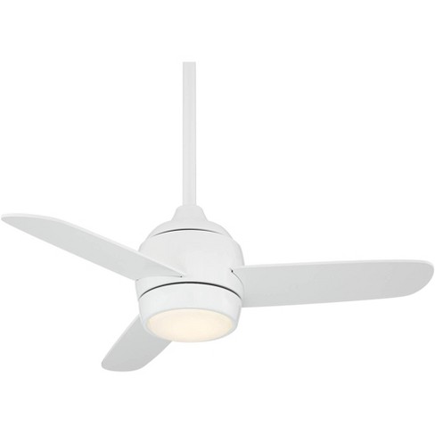 36 Casa Vieja Modern Indoor Outdoor, White Outdoor Ceiling Fan With Light