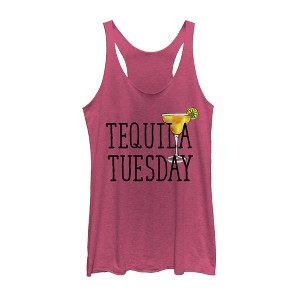 Women's CHIN UP Tequila Tuesday Racerback Tank Top - 1 of 3