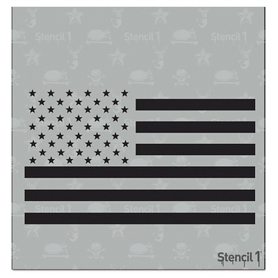 Stencil1 US Flag - Stencil 5.75" x 6"