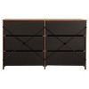 PAGED Drawer Dresser Chest of Drawers Versatile Storage Cabinet with Large Fabric Drawers for Living Room, Hallway, Office - 3 of 4