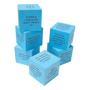 Teacher Created Resources Foam Reading Comprehension Cubes, Pack of 6 - 1 of 2