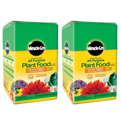 Miracle-Gro Water Soluble All Purpose Plant Food, 2pk