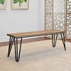 NicBex Dining Room Table Set for 6 Rustic Dining Table Set with Wooden Tabletop, 1 Wooden Bench and 4 Chairs for Kitchen - 4 of 4