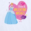 Girls' - Disney Princess - Kisses and Valentine Wishes Short Sleeve Graphic T-Shirt - 2 of 4